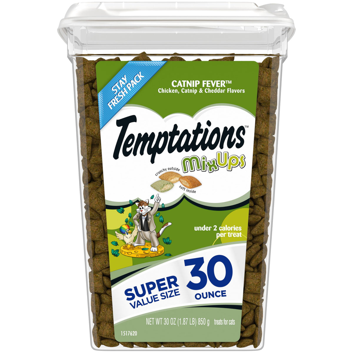 Feline MixUps Catnip Delight Treats 30 oz Tub