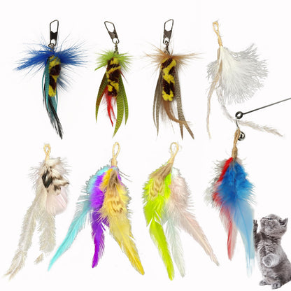Feline Feather Fun 8-Pack Replacement Heads
